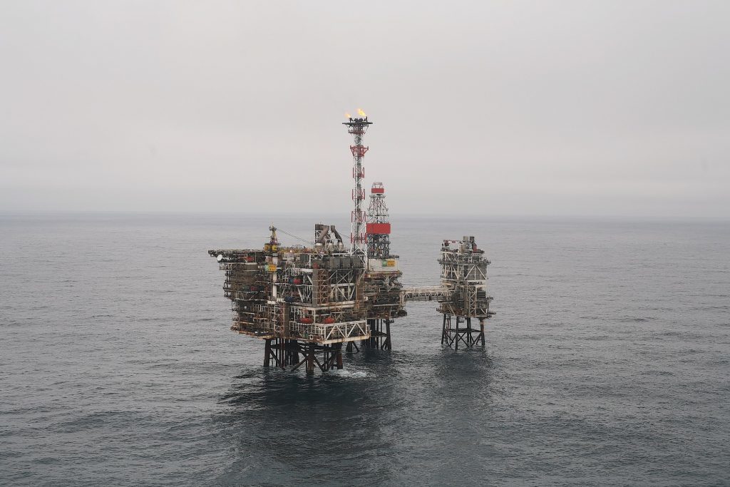 The Bruce platform in the North Sea