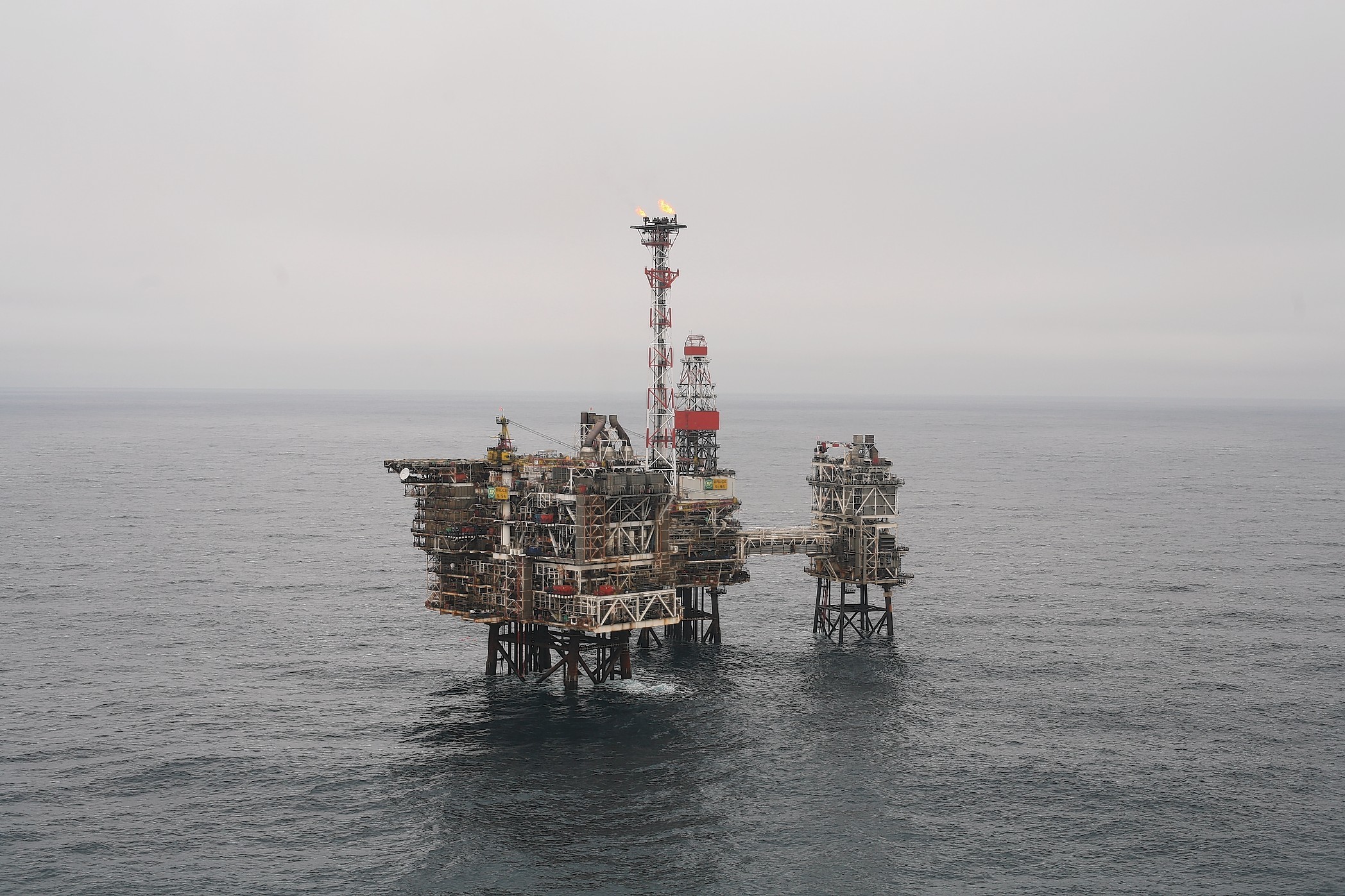 The Bruce platform in the North Sea
