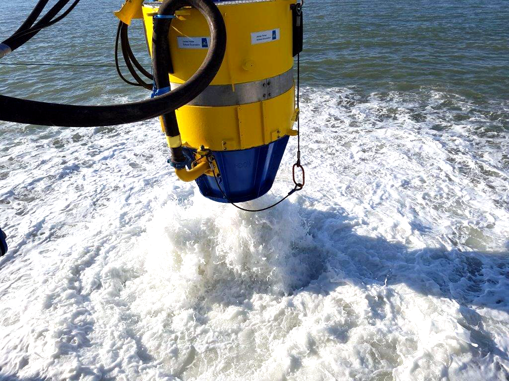 A new high velocity water jetting system is to be fitted to all James Fisher Subsea Excavation tools