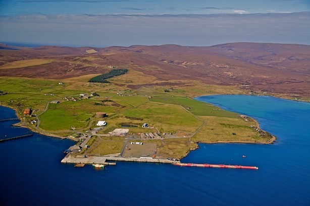 Oil contamination exists on the Lyness site, which used to be a Royal Navy fuel depot.