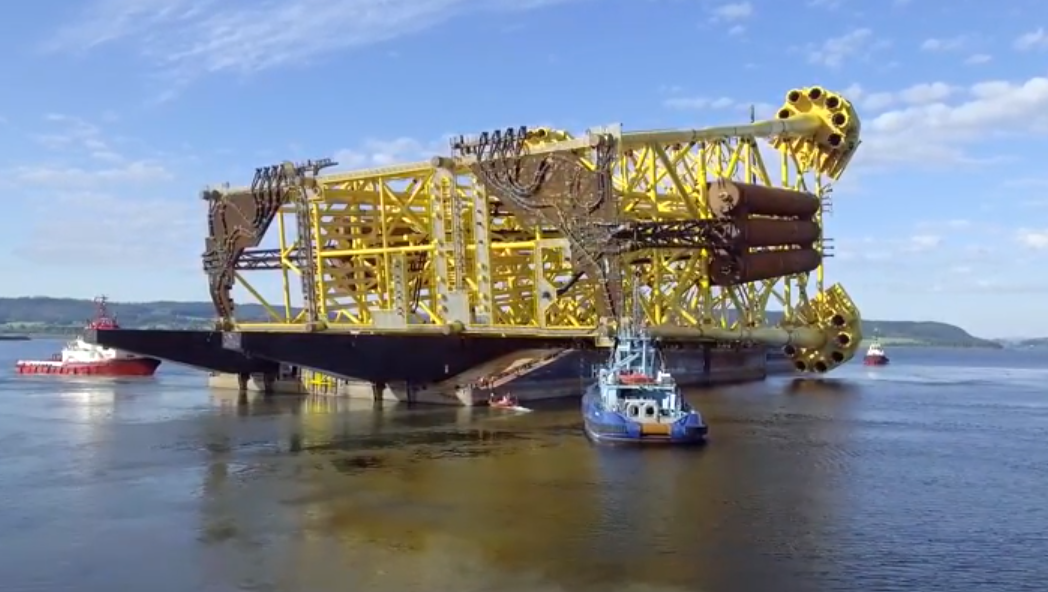 The riser platform jacket for Johan Sverdrup