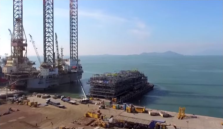 Italian energy company Eni has released footage showing the design and building of the FPSO for its the Offshore Cape Three Points (OCTP) block off the coast of Ghana.