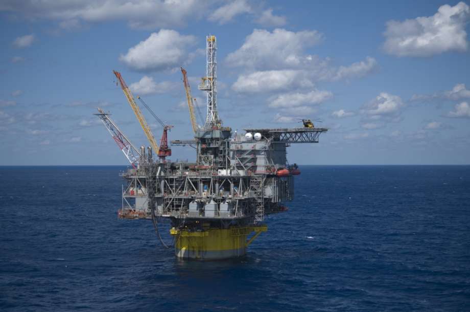 A Shell platform in the Gulf of Mexico