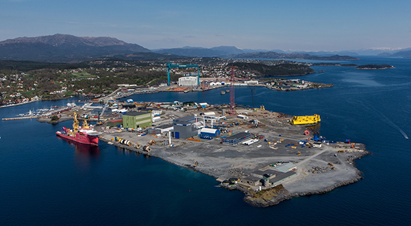 Kvaerner's yard at Stord, Norway.