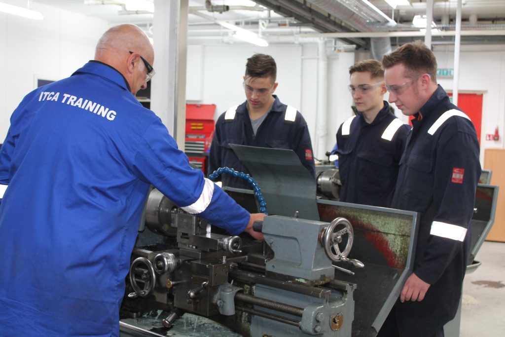 Apprentices at ITCA Training centre.