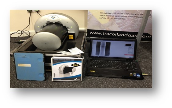 Kit for detecting corrosion using radiography