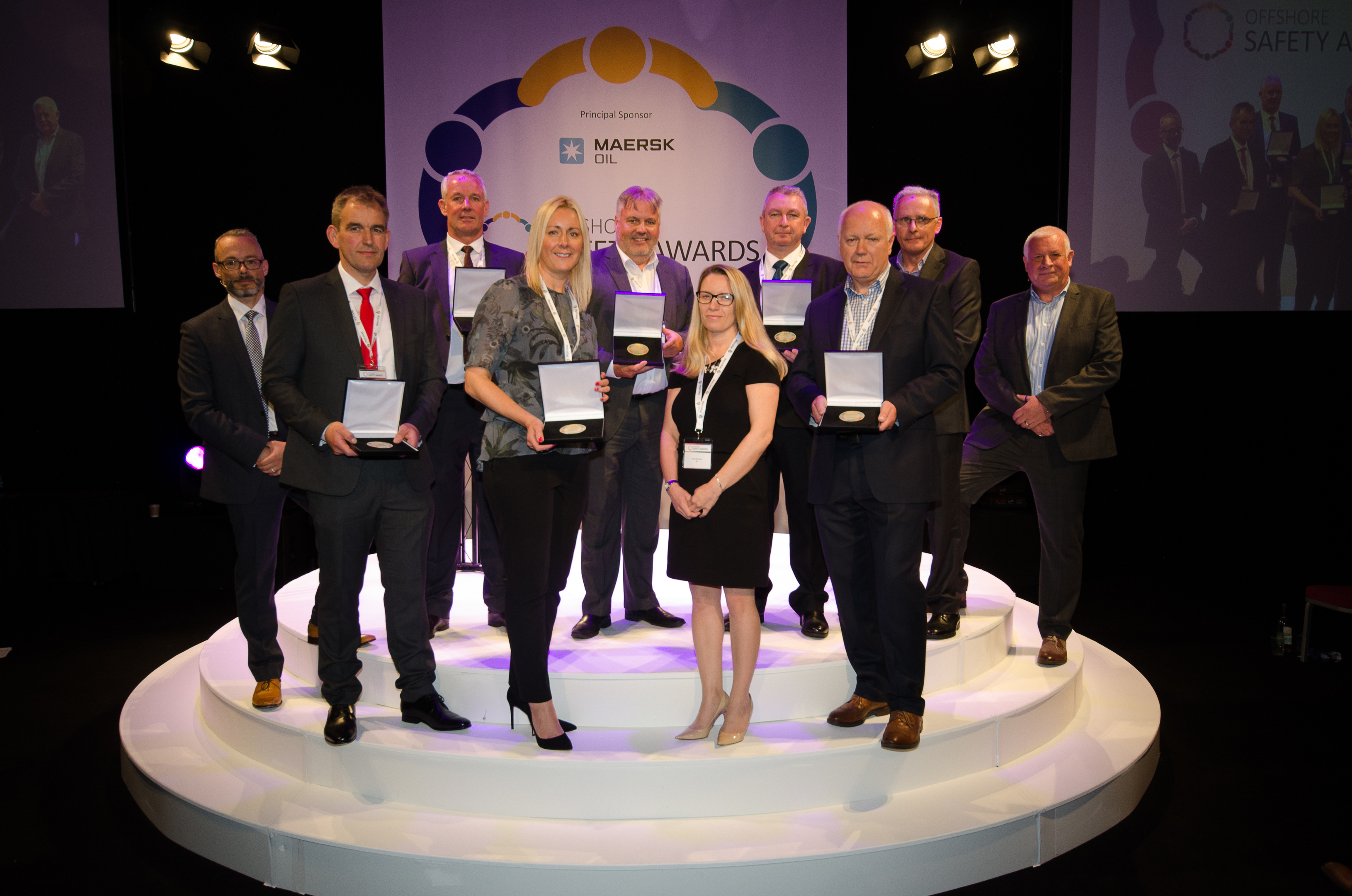 The winners of the Offshore Safety Awards in 2017