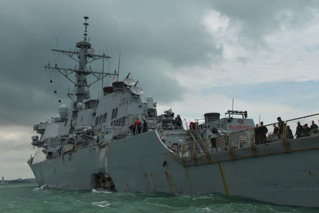 US Navy chief orders probe in Pacific fleet after oil tanker collision