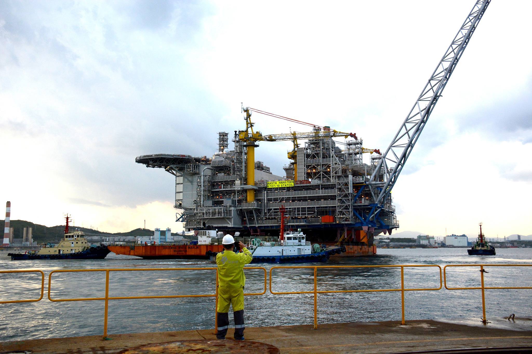 The topside for Statoil's Aasta Hansteen platform