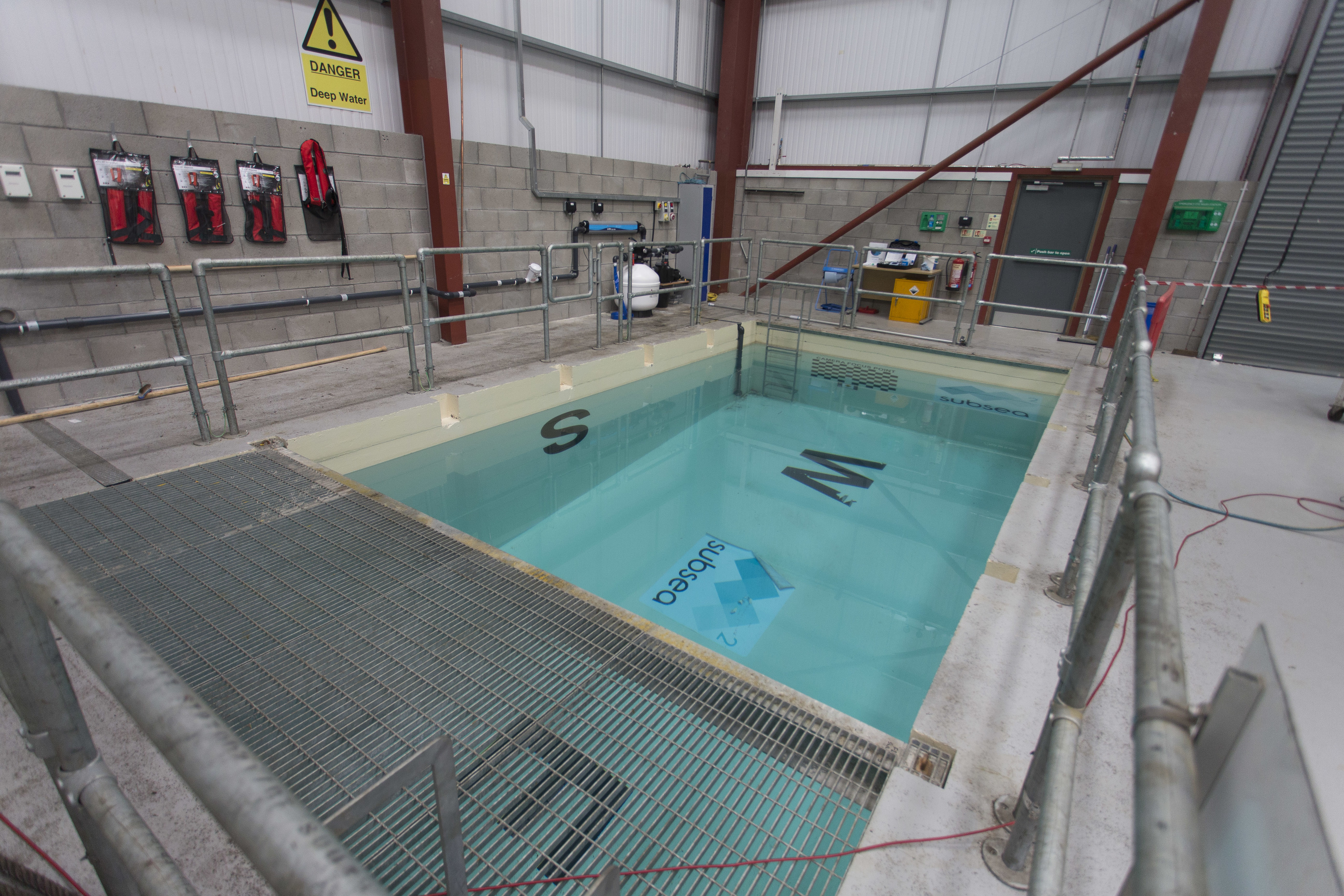 M2 Subsea's new test tank