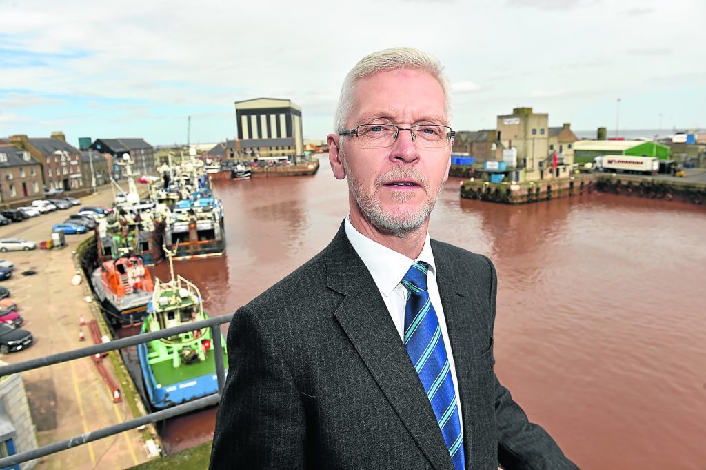Ian Laidlaw, of Peterhead Port Authority, says the expansion will secure the industry for centuries