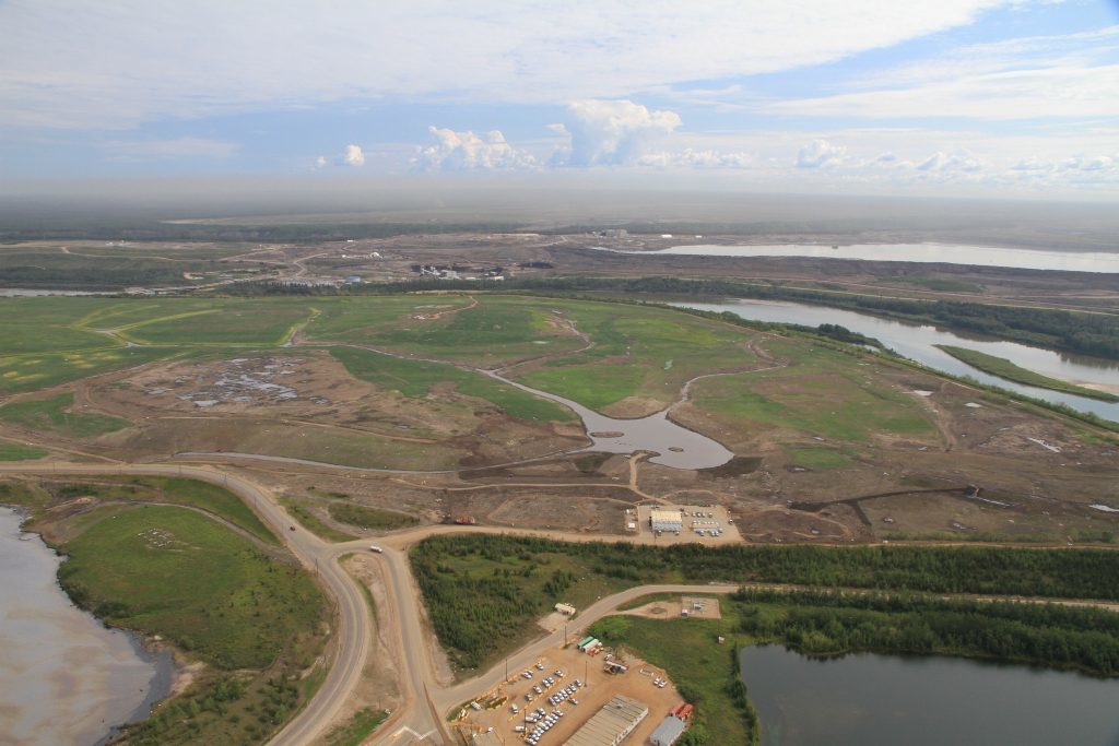 A file photo of a Suncor-operated oil sands project in  Canada.