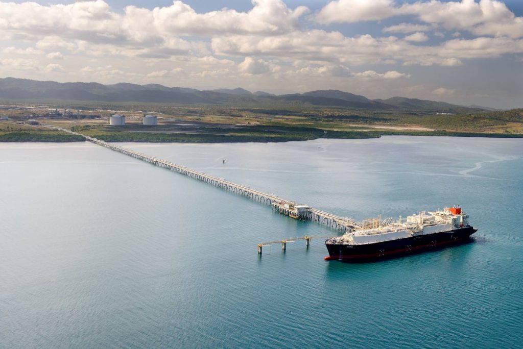 The PNG LNG export project in Papua New Guinea.
