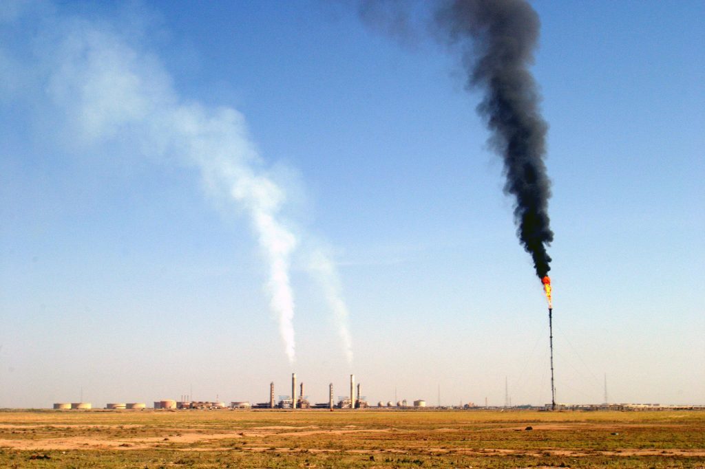 The Kirkuk Oil Company refinery that handles some of the oil production in the Kirkuk, northern Iraq region. Photographer: Staton R. Winter/Bloomberg News