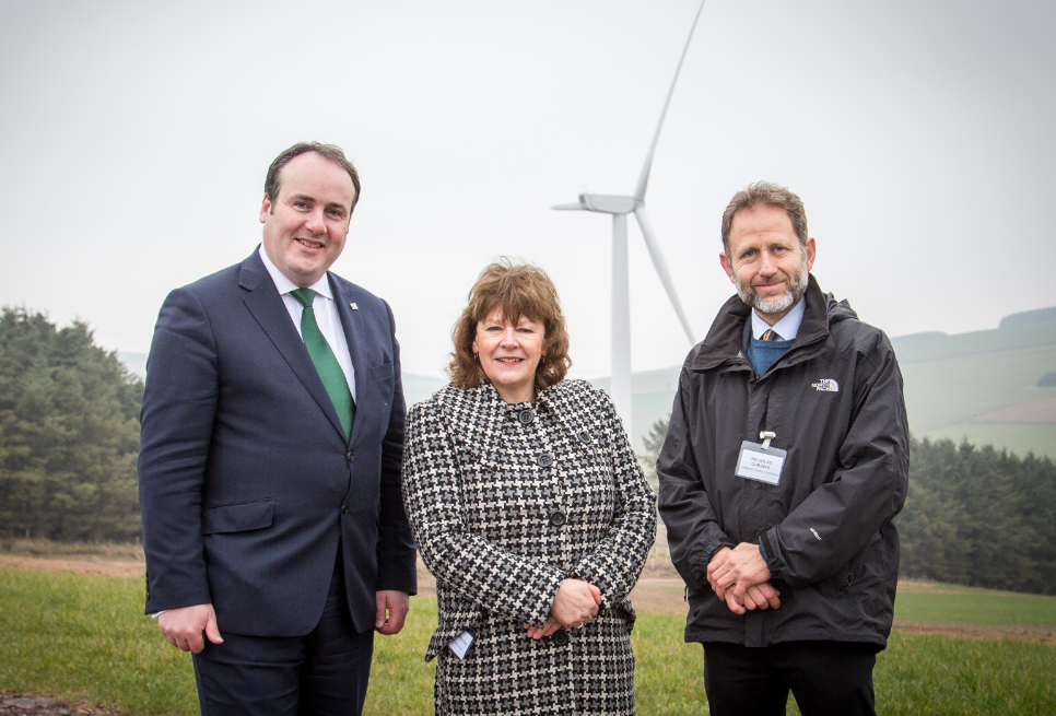 The Fisherman Three wind farm has been put forward for a brace of awards.