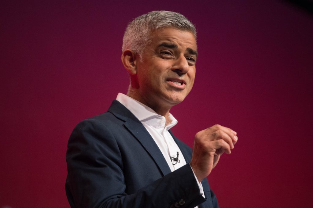 Mayor of London Sadiq Khan addressing the Labour Party annual conference at the Brighton Centre, Brighton. PRESS ASSOCIATION Photo. Picture date: Monday September 25, 2017. See PA story LABOUR Khan. Photo credit should read: Stefan Rousseau/PA Wire