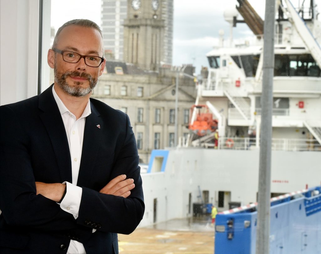 Chief Executive Les Linklater at Step Change in Safety at The Exchange 2 in Market Street, Aberdeen.
Picture by COLIN RENNIE   October 9 2017.