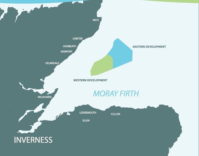 The Moray Firth wind farm developments.