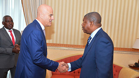 President of the Republic of Angola, H.E. João Gonçalves Lourenço and the chief executive of Eni Claudio Descalzi met in Luanda