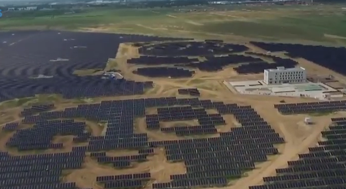 China has some huge solar developments.