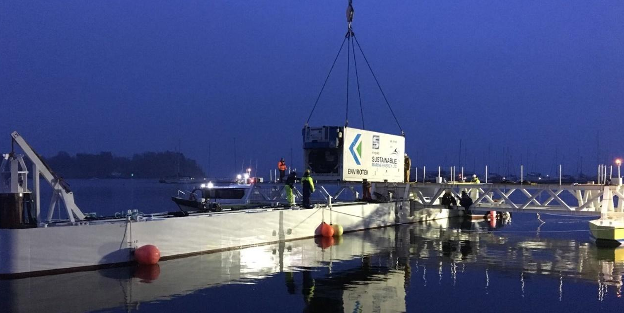 Sustainable Marine Energy (SME) has installed the PLAT-I floating tidal energy platform in Connel Sound in Scotland.