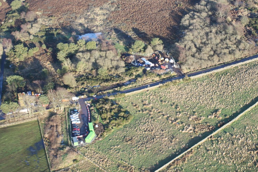 A lightning strike at Cruden Bay has caused the shutdown of the Forties Pipeline System. Picture credit: Cabro Aviation