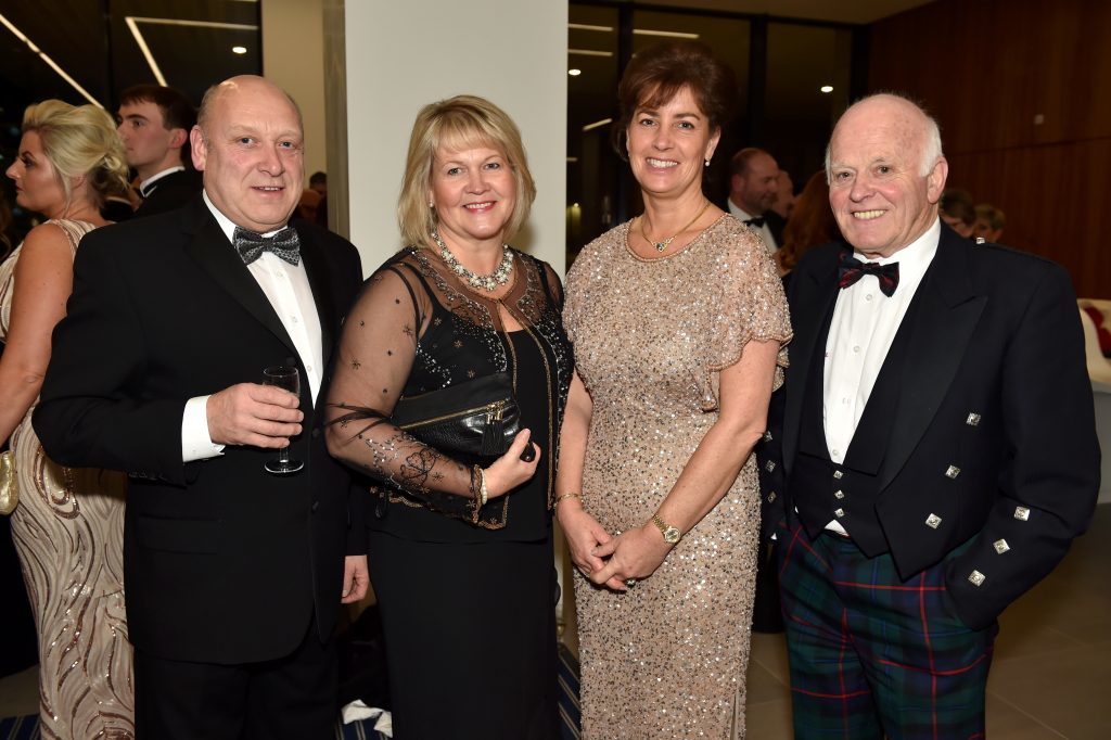 The Press & Journal Energy Snow Ball (2017) at The Quadrangle, Marischal College, Aberdeen.
Sponsors Reception Photo Diary at Marischal Square.
Picture of (L-R) 

Picture by KENNY ELRICK     02/12/2017