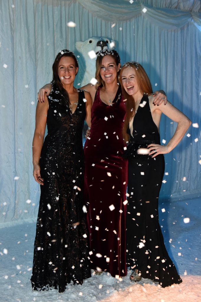 The Press & Journal Energy Snow Ball (2017) at The Quadrangle, Marischal College, Aberdeen.
Picture of (L-R) Claire Smith, Annabel Sall, Sophie Whiteford.

Picture by KENNY ELRICK     02/12/2017