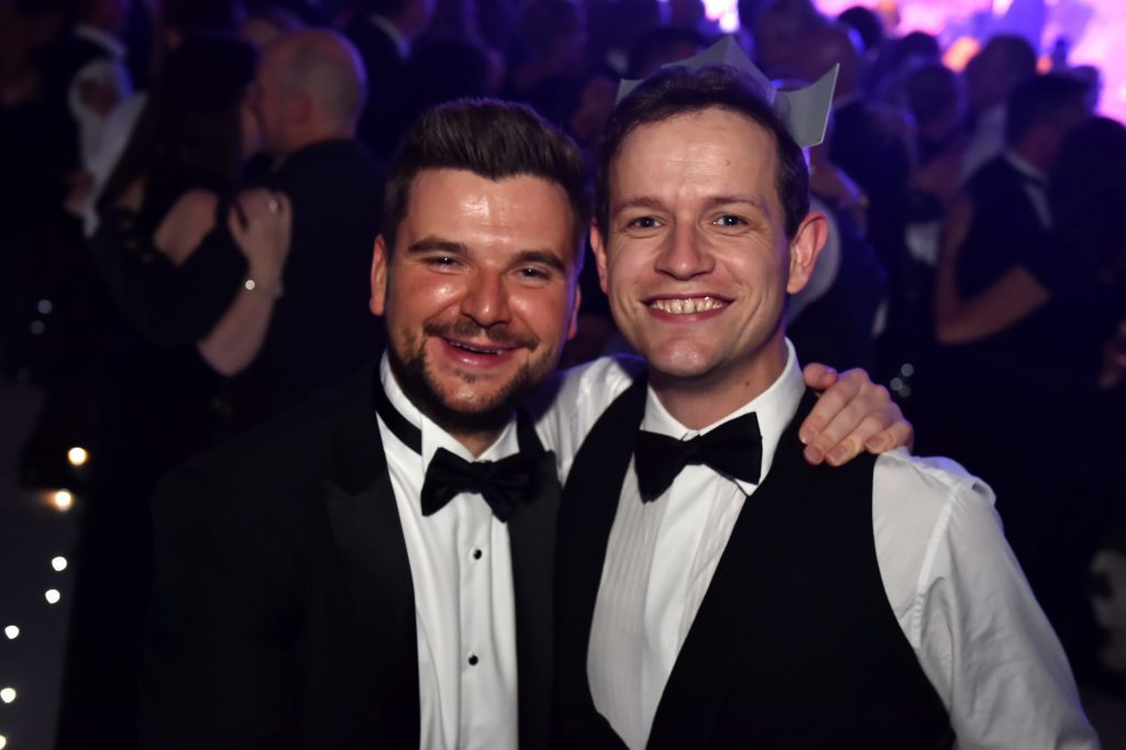 The Press & Journal Energy Snow Ball (2017) at The Quadrangle, Marischal College, Aberdeen.
Picture of (L-R) Ryan Crighton and Callum McCaig.

Picture by KENNY ELRICK     02/12/2017