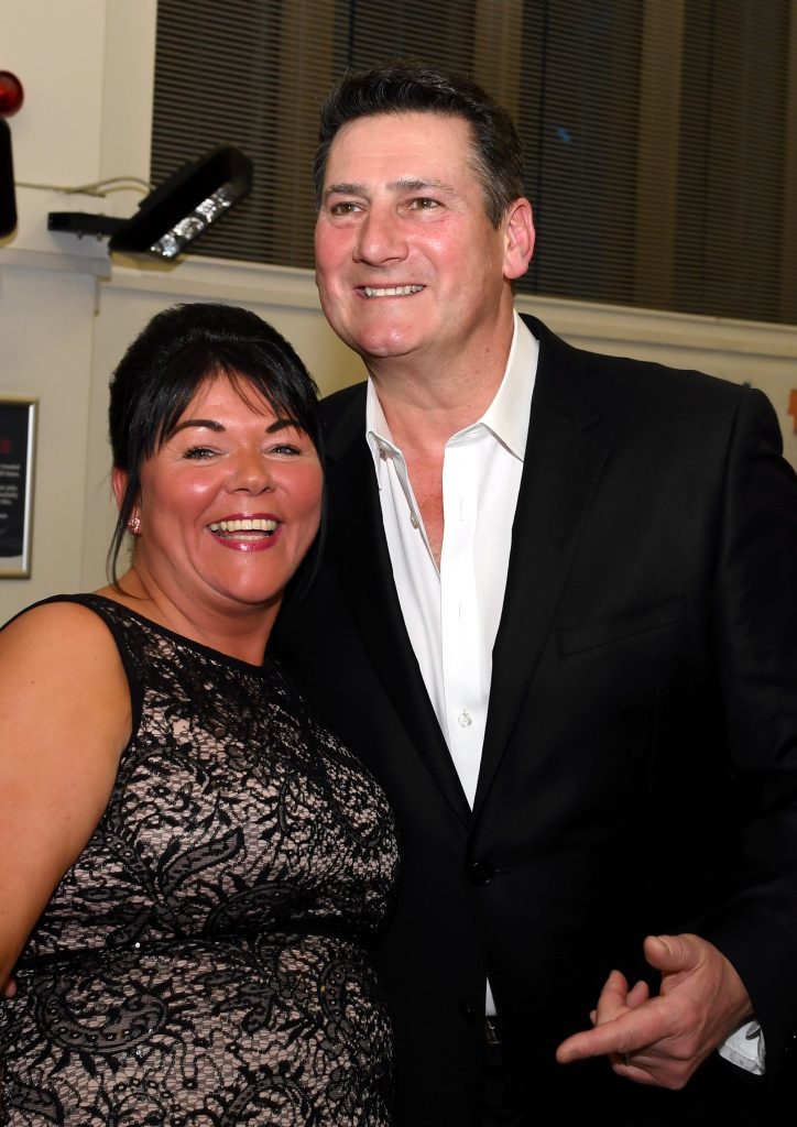 The Press and Journal Energy Snow Ball (2017) at The Quadrangle, Marischal College, Aberdeen.           
Pictured - Tony Hadley meet and greet.    
Picture by Kami Thomson    02-12-17