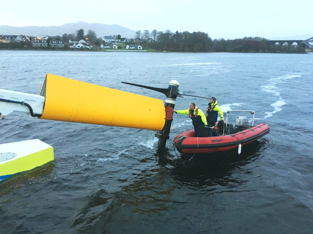 The PLAT-I tidal energy system .