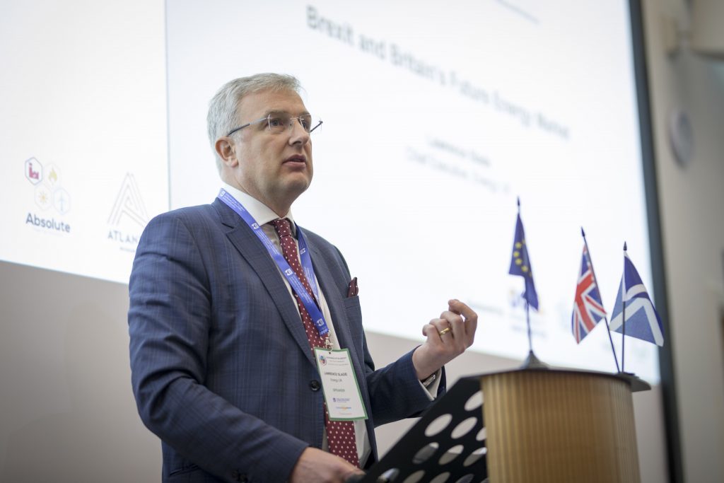 Energy UK chief executive Lawrence Slade. Photography by Dundee University