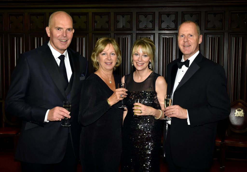 Press and Journal Energy Snow Ball - held at Maischal College.
Photo Diary - General reception at the Town and County House.
(from left) Colin and Wendy Welsh, Gillian and Leigh Howarth.
Picture by COLIN RENNIE   December 2, 2017.