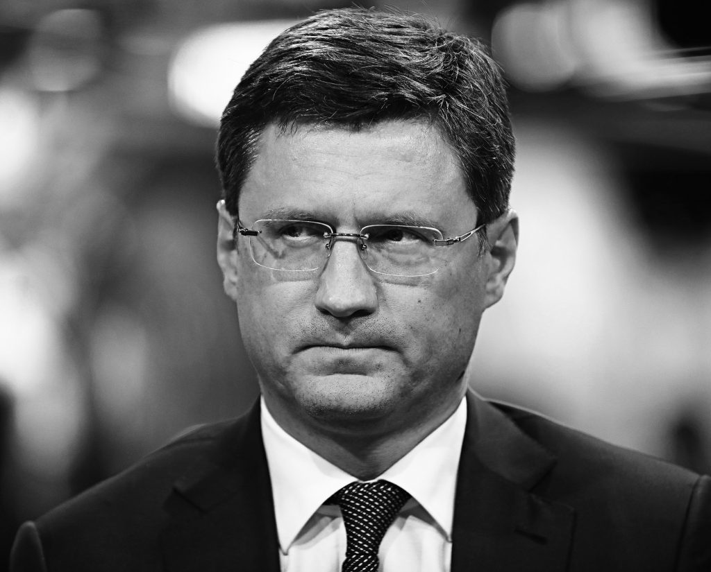 Alexander Novak, Russia's energy minister. Photographer: Simon Dawson/Bloomberg