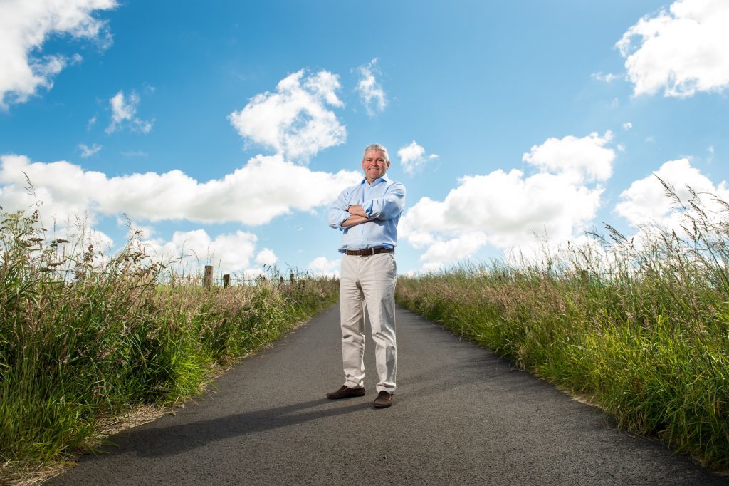 Portrait of Mark Skinner of Stockbridge, taken at his home in Ellon.