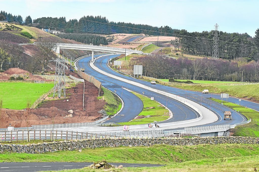 A section of the AWPR near Kingswells.