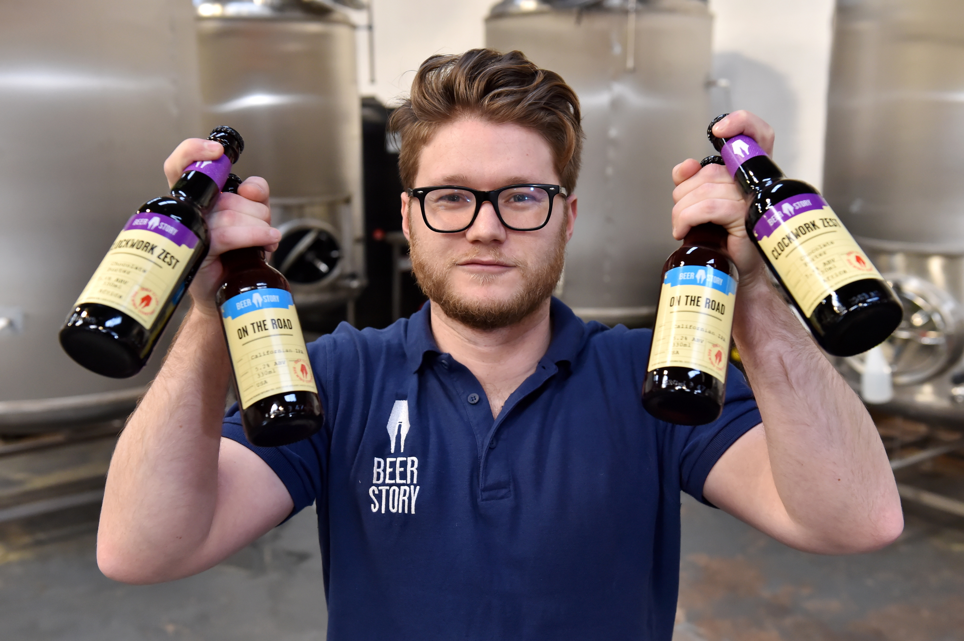 Newly formed Beer Story in Insch, have launched their first two beers which are made with ingredients from around the world.
Picture of Philip Anderson.

Picture by KENNY ELRICK     21/12/2017