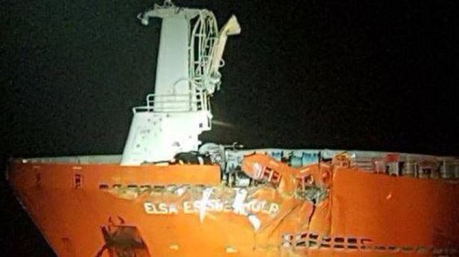 Damaged tanker