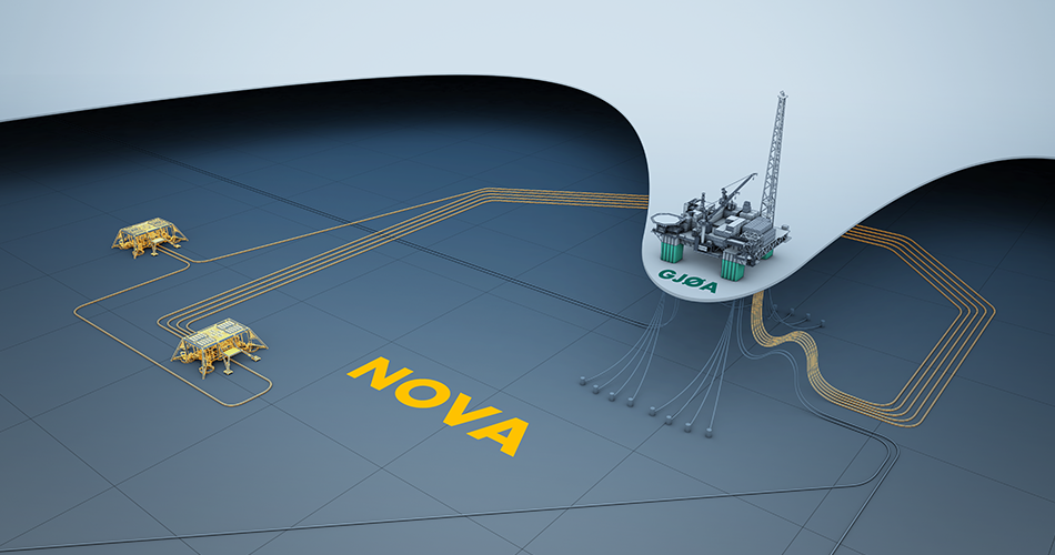 An artists rendering of the Nova field