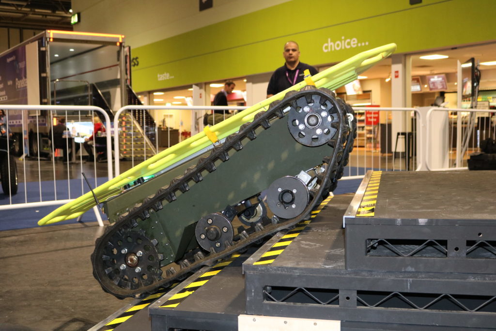 For the project led by Wood, Digital Concepts Engineering has designed the rugged X-2 ROV, which can climb stairs when heavily loaded and turn on the spot.