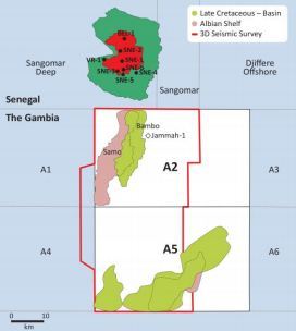 Petronas will acquire a 40% stake in the A2 and A5 licenses