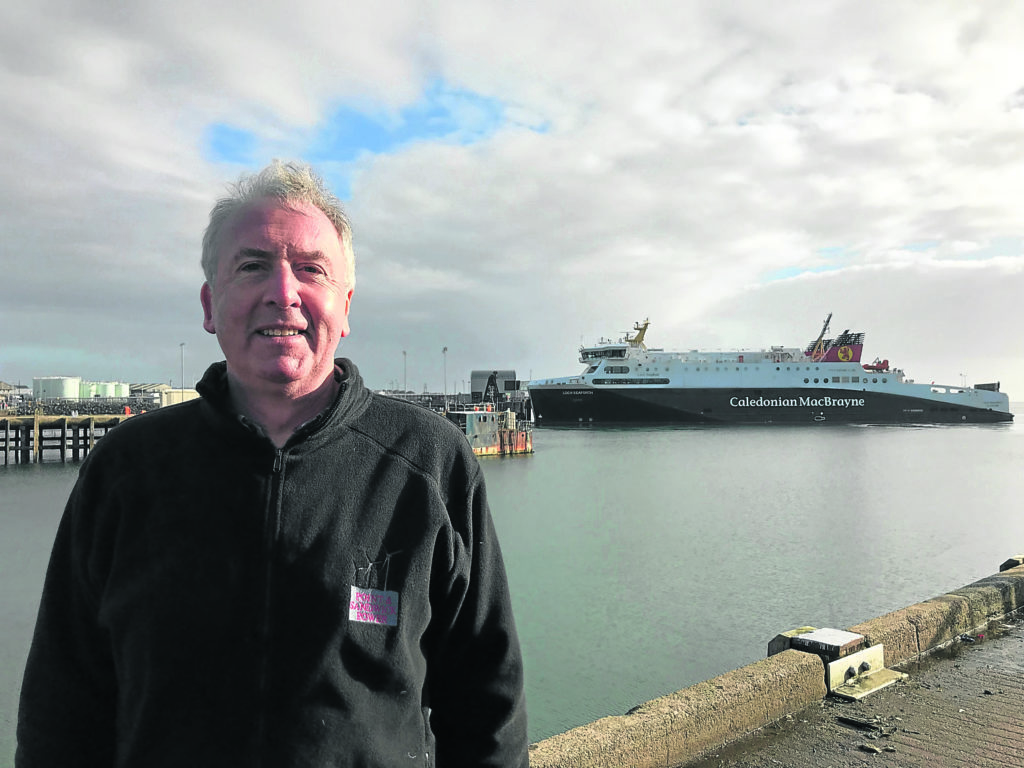 Project manager Calum Macdonald, development director for Point and Sandwick Trust