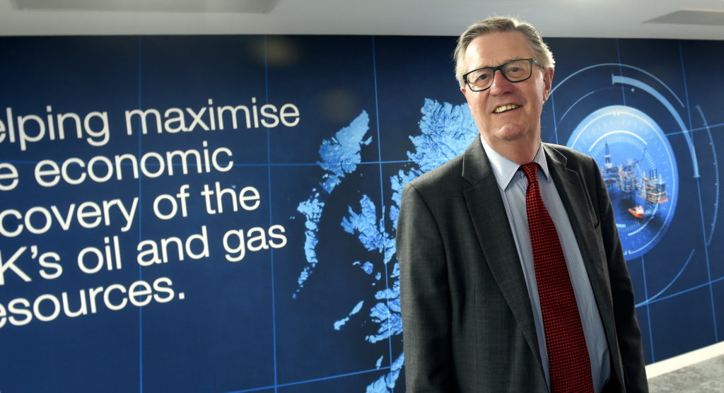 Energy Voice: Sir Patrick Brown, retiring from the board of OGA , pictured at Oil and Gas Authority, Huntly Street, Aberdeen. 
Picture by Jim Irvine  13-3-18