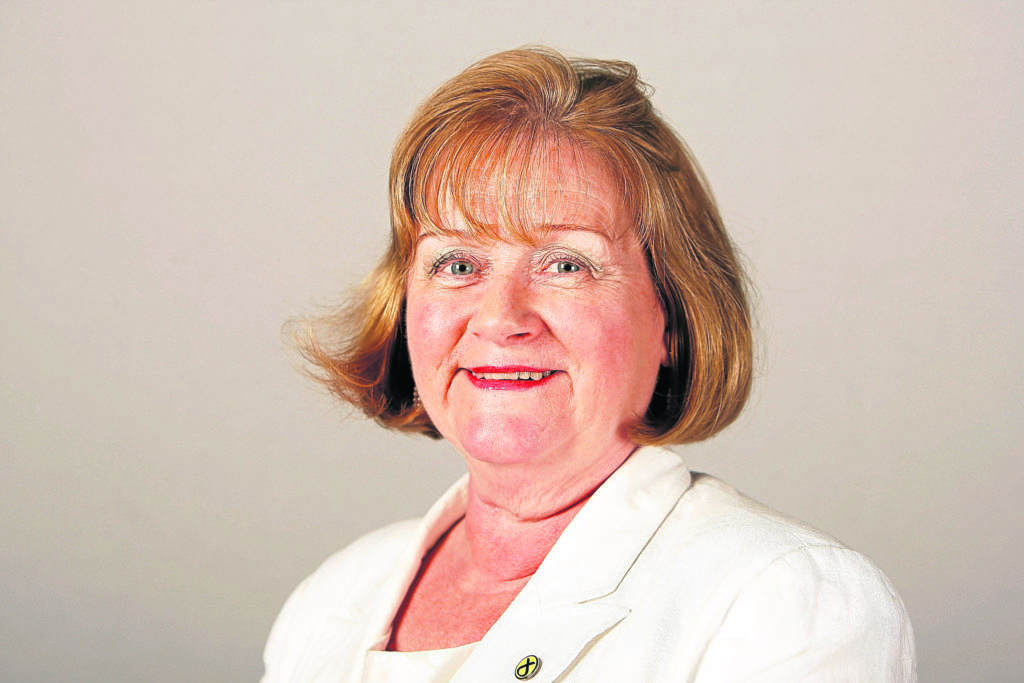 Maureen Watt, MSP for Aberdeen South and North Kincardine / Scottish National Party pictured in the garden lobby during the MSP registration session. Pic - Andrew Cowan/Scottish Parliament