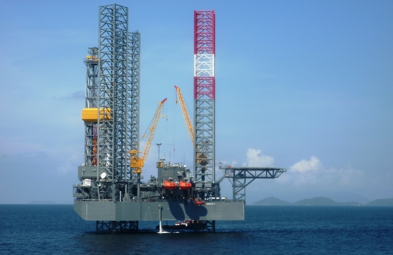 A Rowan jack-up rig