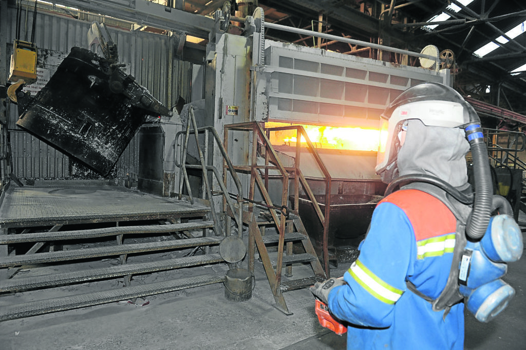 The aluminium smelter at Fort William which has been bought by SIMEC which plans to make aluminium car wheels