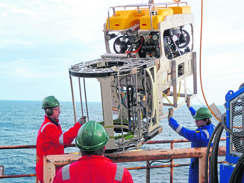 Flexlife conducting ROV-deployed ultrasonic scanning in the North Sea