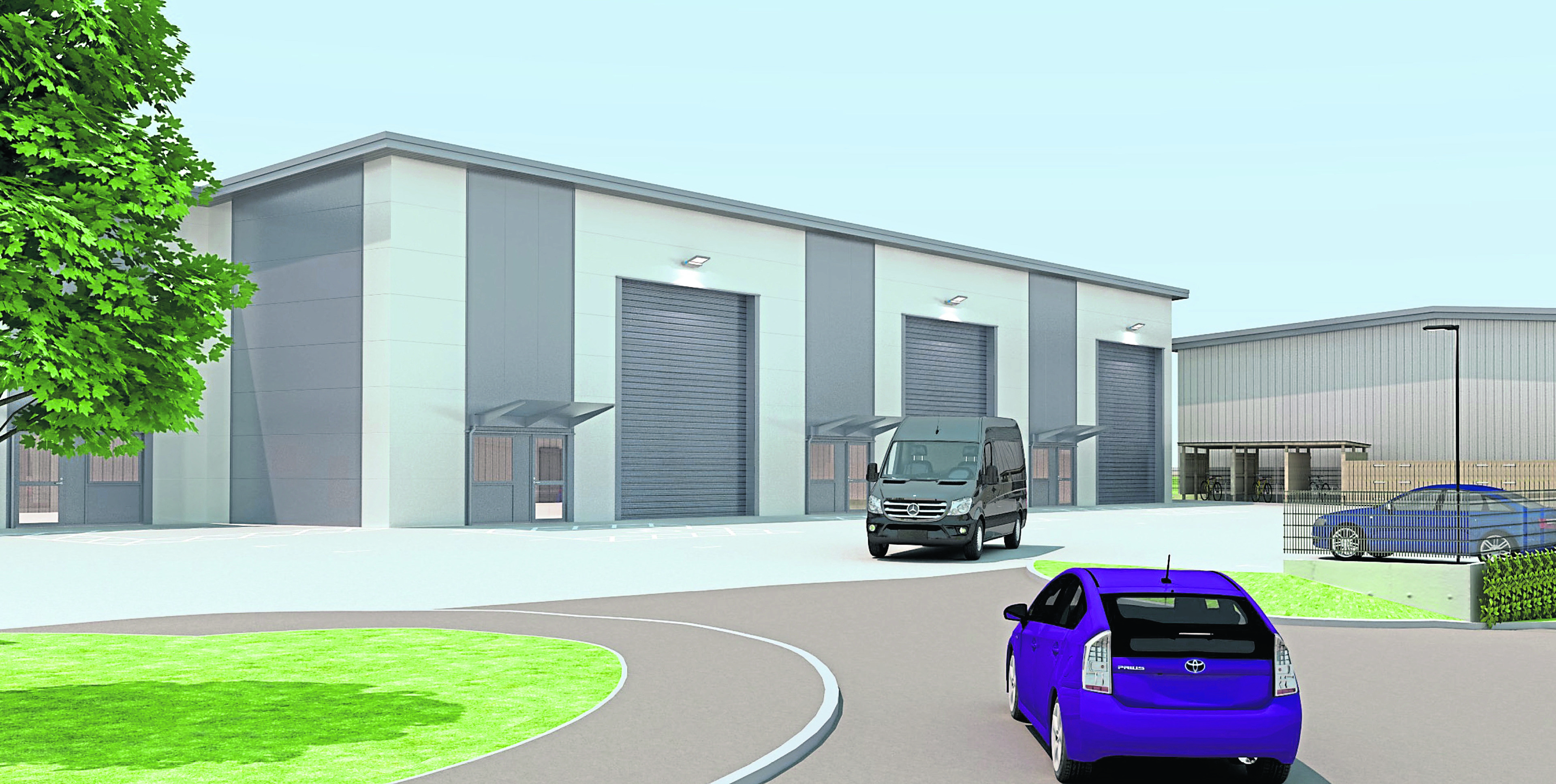 NEEDED: A CGI of Unit 6 at Kingshill Commercial Park at Westhill, near Aberdeen, which will comprise five new properties
