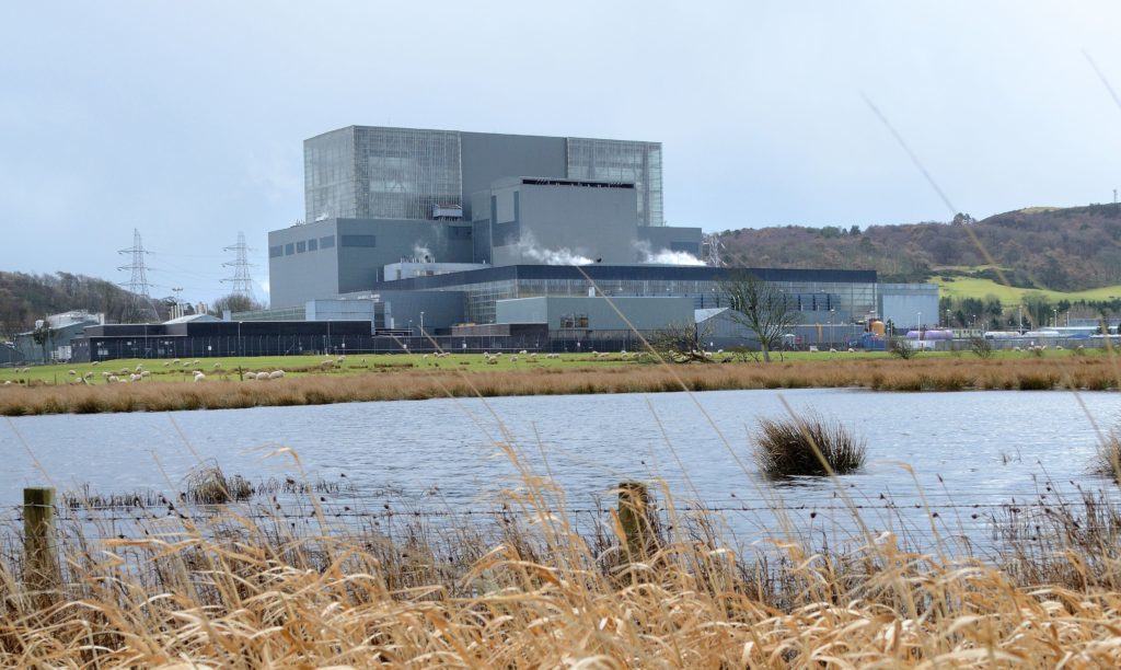 Cracks were found in a reactor at Hunterston B in Ayrshire.