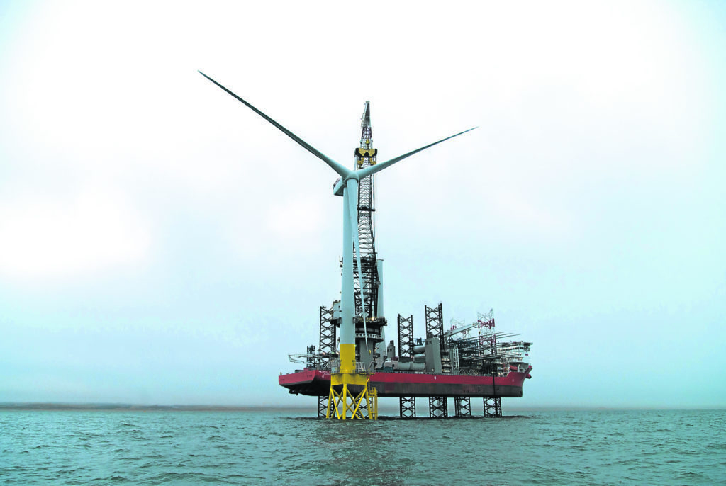 The world's most powerful wind turbine was recently installed at Aberdeen Bay